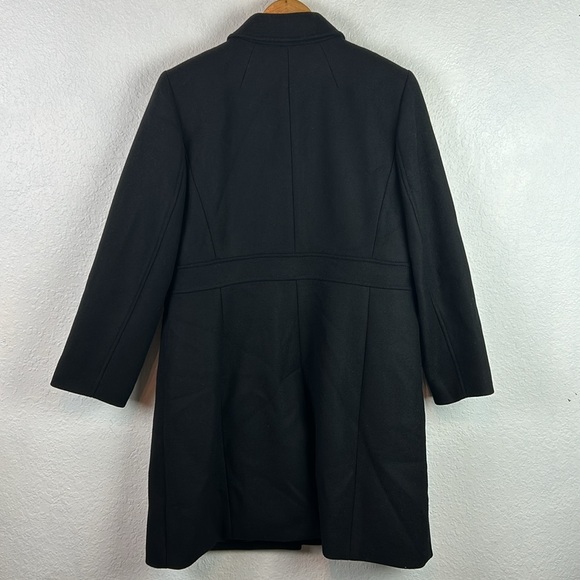 NWT New Talbots Italian Wool Black Lady Coat 14P petite $329RTL - Picture 6 of 10